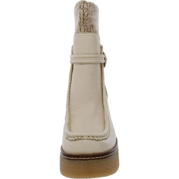 Sam Edelman Womens Leather Australian Wool Mid-Calf Boots - Picture 2 of 4